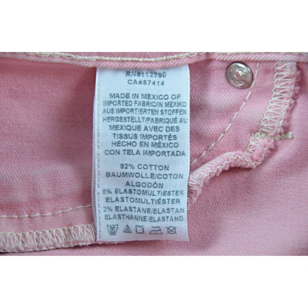 True Religion Jeans Women's 30x30 Super Skinny Pink Stretch Distressed Denim - Picture 4 of 9